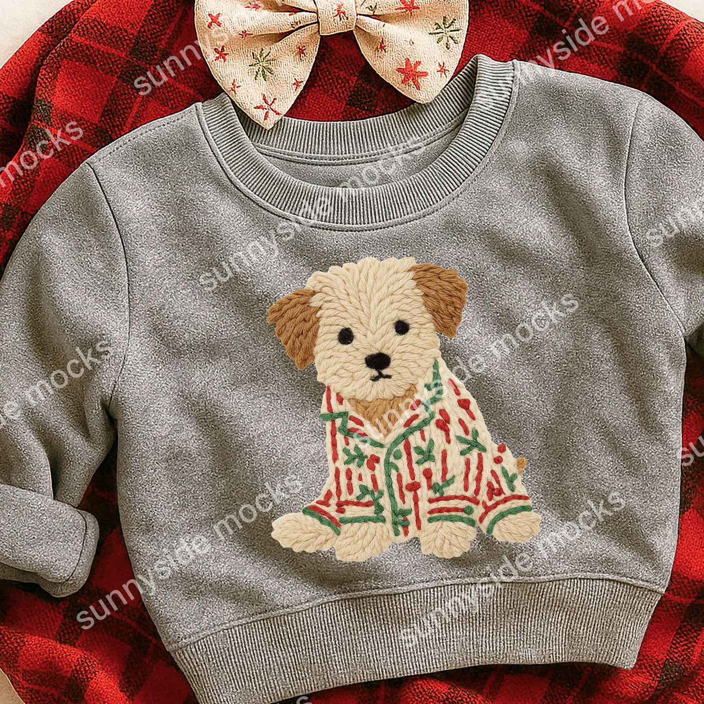 **DIGITAL DOWNLOAD** Maltipoo Faux Yarn PNG