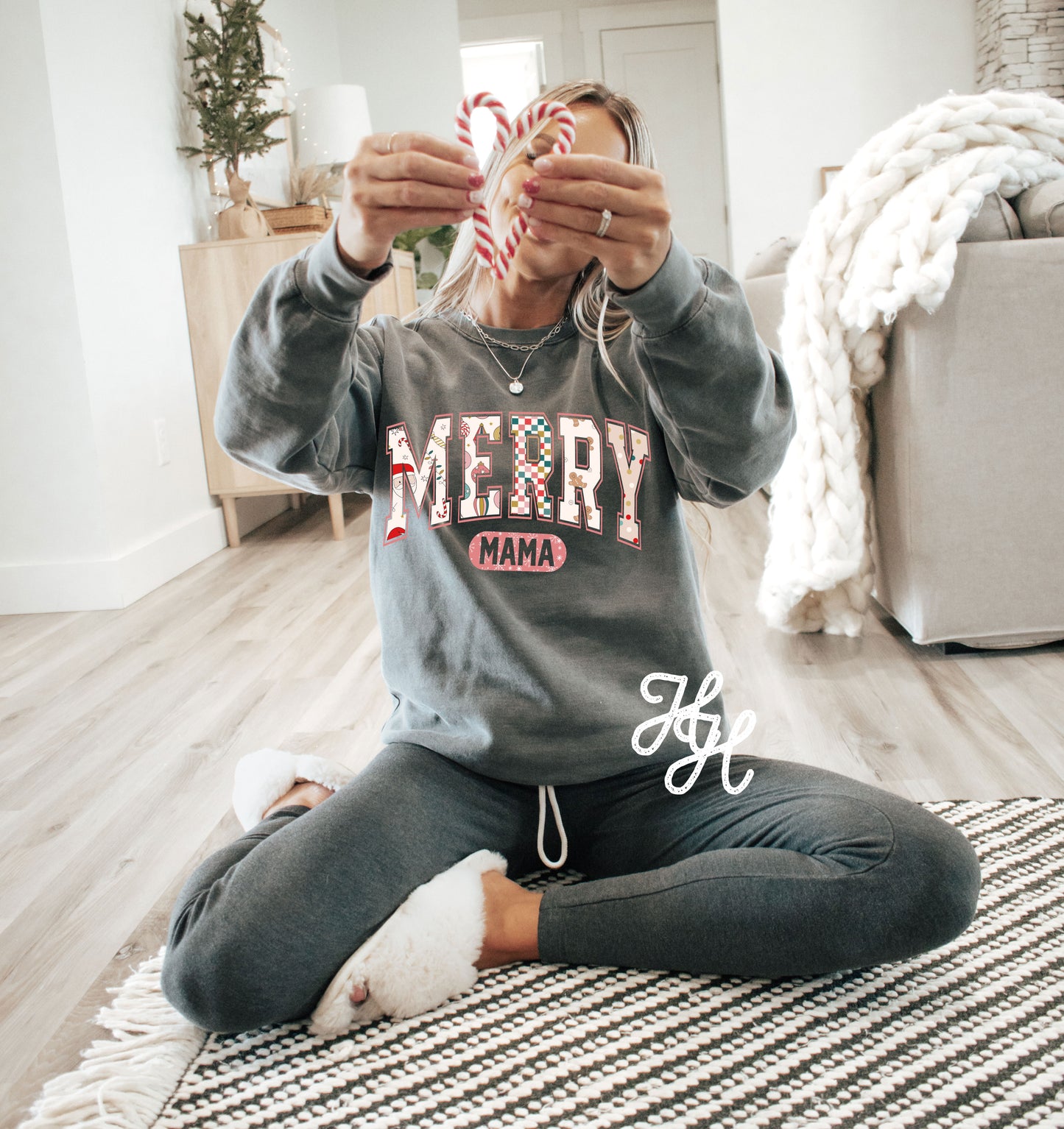 Merry Mama Coquette Fabric Transfer