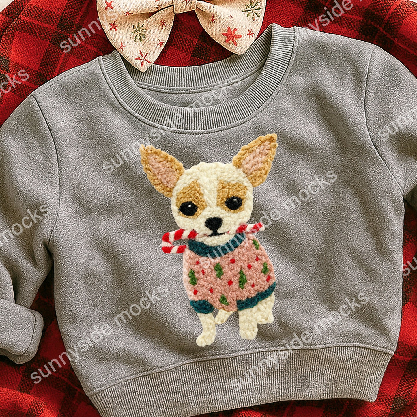 **DIGITAL DOWNLOAD** Chihuahua Faux Yarn PNG