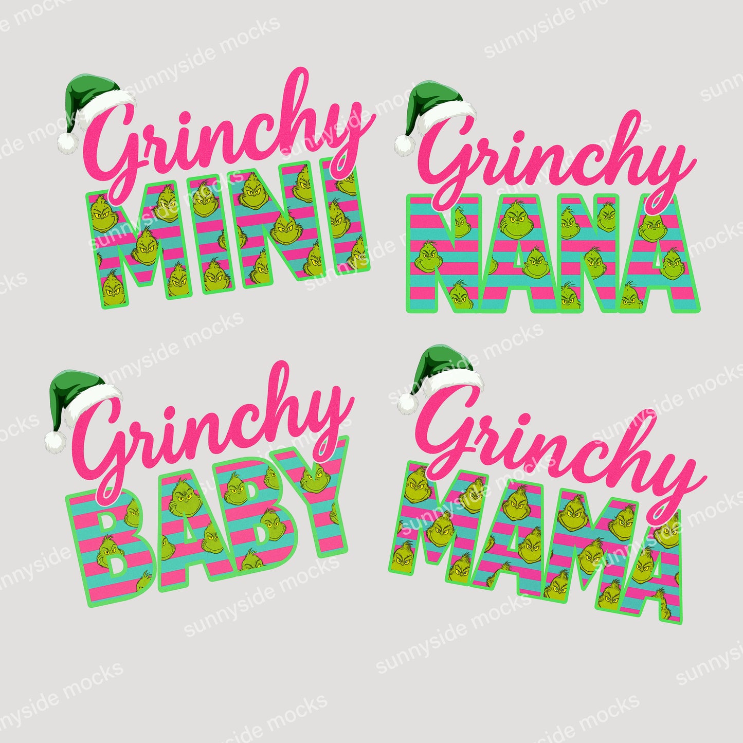 Gr*nchy Baby PNG Mini / Baby / Mama / Nana Bundle