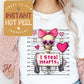 I Steal Hearts Valentines DTF Transfer Print, Ready to Press Shirt Transfers, Trendy Vday DTG Heat Press Transfer, Instant Hot Peel Film