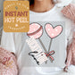 Sucker for Love Valentines DTF Transfer Print, Ready to Press Shirt Transfers, Trendy Vday DTG Heat Press Transfer, Instant Hot Peel Film