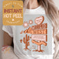 Wild West Direct to Film Transfer, Bulk DTF Transfer Sheet, Ready for Press Transfers, DTG Sheet, Trendy Western Prints for Shirts