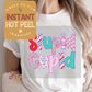 Stupid Cupid Valentines DTF Transfer Print, Ready to Press Shirt Transfers, Trendy Vday DTG Heat Press Transfer, Instant Peel Direct to Film
