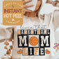 Basketball Mom Life DTF, Ready to Press Transfer, Sports Direct to Film Prints, Bulk DTF Transfer Sheet, Ready for Press, DTG Transfers