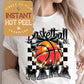 Retro Basketball Mama DTF Transfer, Ready to Press Transfer, Sports Direct to Film Prints, Bulk DTF Transfer Sheet, Ready for Press DTG Film