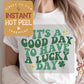 Lucky Day St. Patricks Day DTF Transfer Print, Ready to Press Shirt Transfers, Trendy DTG Heat Press Transfer, Instant Hot Peel Film
