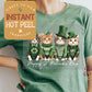 Shamrock Cats St. Patricks Day DTF Transfer Print, Ready to Press Shirt Transfers, Trendy DTG Heat Press Transfer, Instant Hot Peel Film