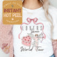 Lovers Lane Valentines DTF Transfer Print, Ready to Press Shirt Transfers, Trendy Vday DTG Heat Press Transfer, Instant Hot Peel Film