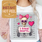 I Steal Hearts Valentines DTF Transfer Print, Ready to Press Shirt Transfers, Trendy Vday DTG Heat Press Transfer, Instant Hot Peel Film