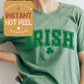 Irish Varsity St. Patricks Day DTF Transfer Print, Ready to Press Shirt Transfers, Trendy DTG Heat Press Transfer, Instant Hot Peel Film