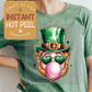 Leprechaun Bubble DTF St. Patricks Day Transfer Print, Ready to Press Shirt Transfers, Trendy DTG Heat Press Transfer, Instant Hot Peel Film