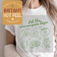 Let the Shenanigans Begin DTF St. Patricks Day Transfer Print, Ready to Press Shirt Transfers, Trendy DTG Heat Transfer, Instant Hot Peel