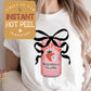 Olipop & Ribbon Strawberry Soda DTF Transfer Print, Ready to Press Shirt Transfers, Trendy DTG Heat Press Transfer, Instant Hot Peel Film
