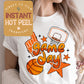 Game Day Basketball Coquette Bow DTF, Ready to Press Transfer, Sports Direct to Film Prints, Bulk DTF Transfer Sheet, Ready for Press
