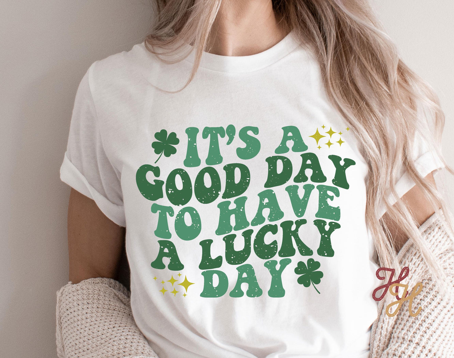 Lucky Day St. Patricks Day DTF Transfer Print, Ready to Press Shirt Transfers, Trendy DTG Heat Press Transfer, Instant Hot Peel Film