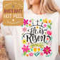 He is Risen Colorful Abstract DTF Direct to Film Transfer, DTG Transfer Sheet, Ready for Press Transfers, DTG Sheet, Easter Shirt Prints