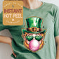 Leprechaun Bubble DTF St. Patricks Day Transfer Print, Ready to Press Shirt Transfers, Trendy DTG Heat Press Transfer, Instant Hot Peel Film