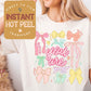 You are Loved Brave DTF Transfer Pink, Ready to Press Transfer, Coquette Faith Direct to Film Prints, Bulk DTF, Ready Press DTG Film
