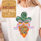 Colorful Brush Stroke Carrot DTF Direct to Film Transfer, DTG Transfer Sheet, Ready for Press Transfers, DTG Sheet, Happy Easter Shirt Print