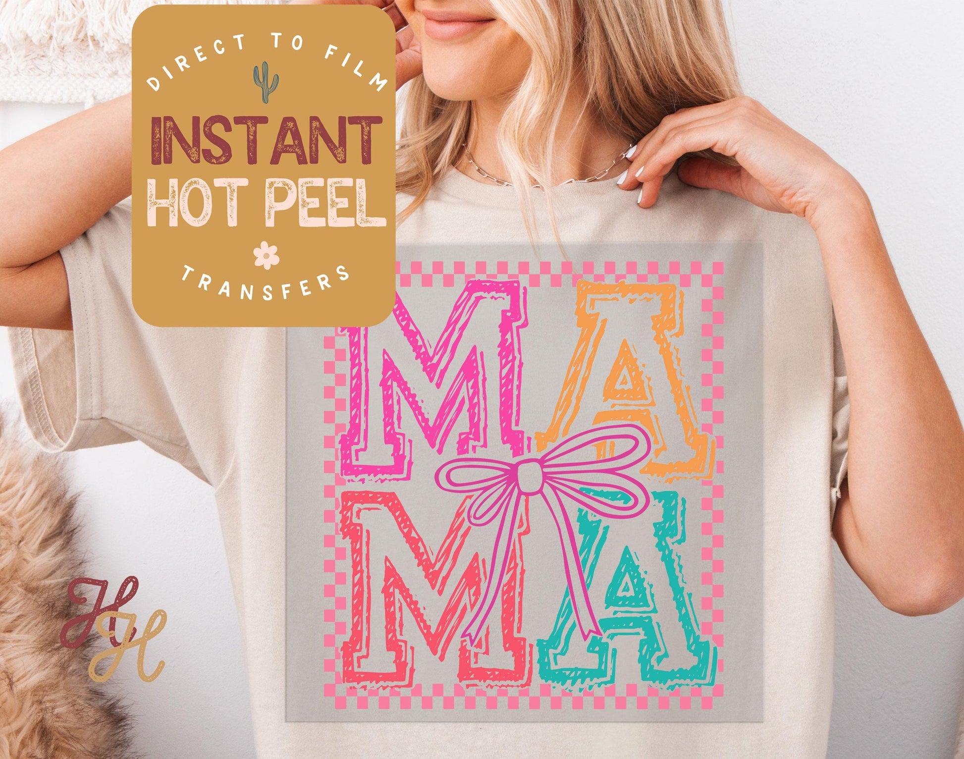 Spring Mama DTF Direct to Film Transfer, DTG Transfer Sheet, Ready for Press Transfers, DTG Sheet, Easter Shirt Prints Instant Hot Peel
