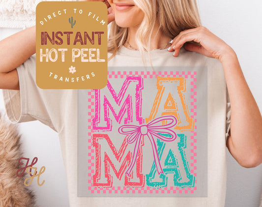 Spring Mama DTF Direct to Film Transfer, DTG Transfer Sheet, Ready for Press Transfers, DTG Sheet, Easter Shirt Prints Instant Hot Peel