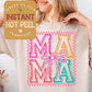Spring Mama DTF Direct to Film Transfer, DTG Transfer Sheet, Ready for Press Transfers, DTG Sheet, Easter Shirt Prints Instant Hot Peel