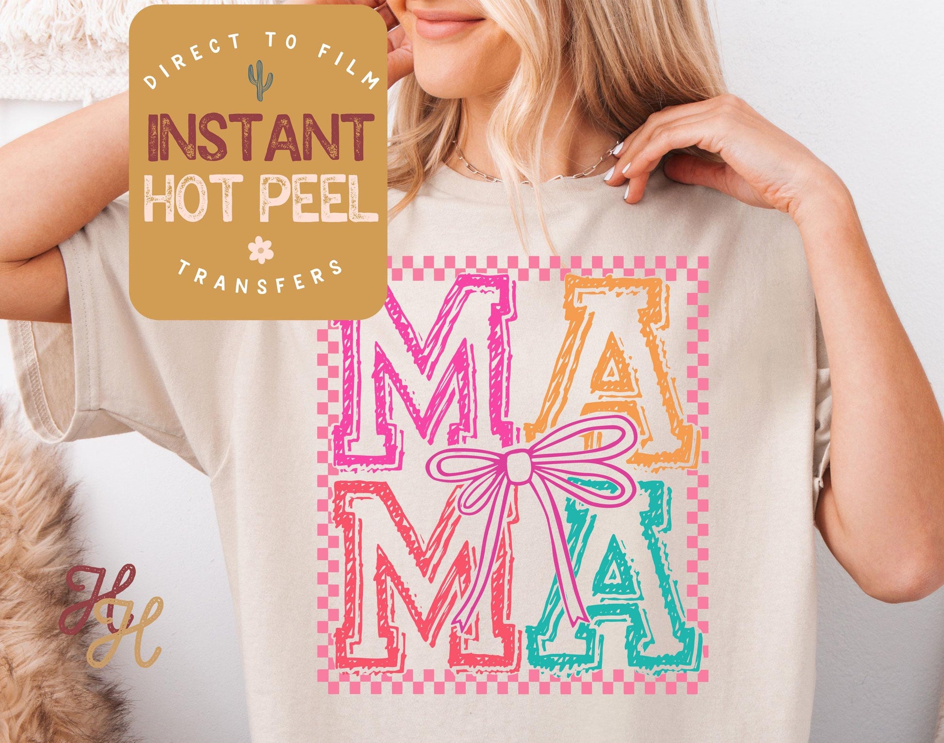 Spring Mama DTF Direct to Film Transfer, DTG Transfer Sheet, Ready for Press Transfers, DTG Sheet, Easter Shirt Prints Instant Hot Peel