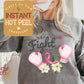 Breast Cancer Awareness DTF, Her Fight is Our Fight Warrior Transfer Direct to Film Print, Ready to Press Shirt Transfers, DTG Heat Transfer