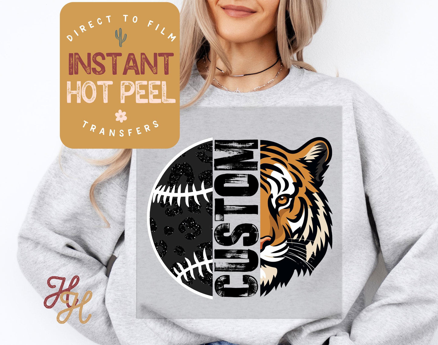 Tigers Mascot dtf Transfers, Baseball DTF Transfer, Ready to Press Transfer, Team Pride Direct to Film, Bulk Transfers, Ready for Press DTG