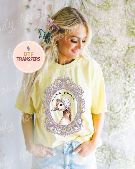 Mama Goose DTF Transfer Print Adult Size 10"