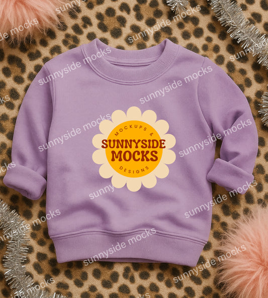 3317 RS Toddler Sweatshirt Mockup - Lavender