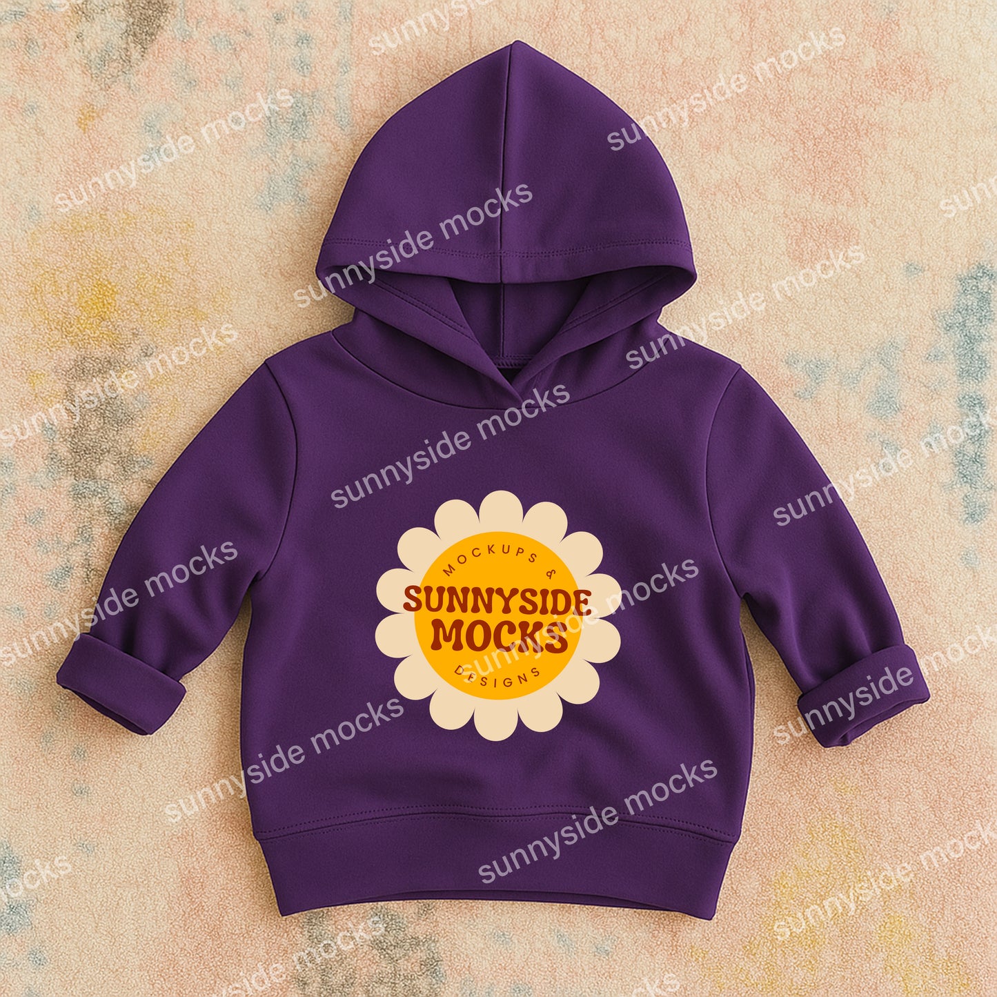 3326 RS Toddler Hoodie Mockup - Purple