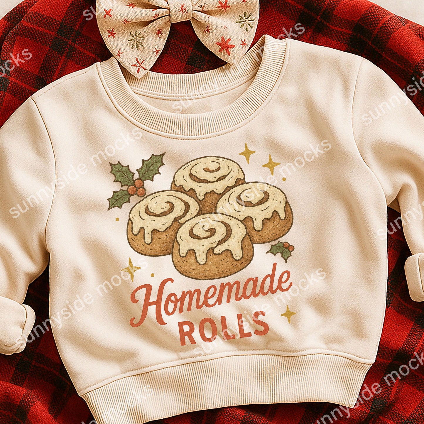 **DIGITAL DOWNLOAD** Vintage Homemade Rolls PNG
