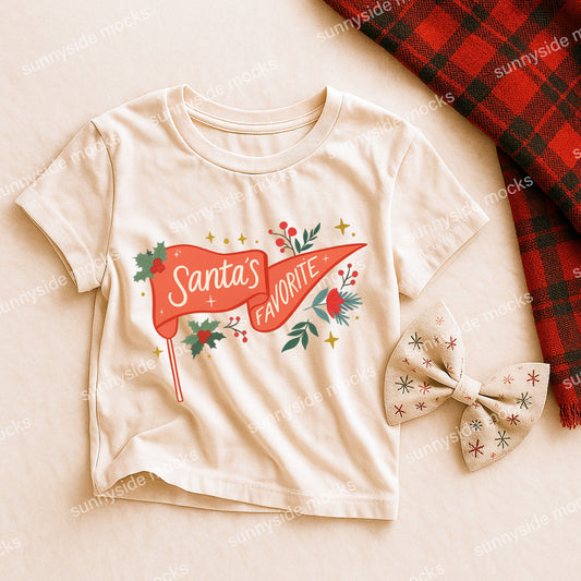 **DIGITAL DOWNLOAD** Vintage Christmas Santa's Favorite